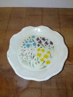 Signed Studio Pottery Trinket Dish
